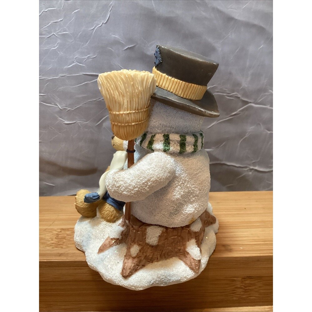 Cherished Teddies Mitch Christmas Figurine “Friendship Never Melts Away” Vintage - Picture 2 of 10